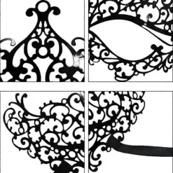 Maskeradmask för kvinnor, metall, venetiansk cosplay, maskeradbal, fest_Kvalitetsgåvor><noscript><img width=