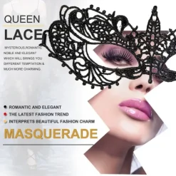 OCEAN Maskeradmask för Kvinnor Venetianskt Spetsögonmask för Fest Bal Kostym Mardi Gras Festtillbehör><noscript><img width=