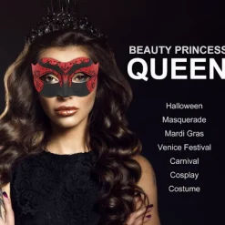 OCEAN Maskeradmask för Män Kvinnor Par Venetiansk Mask för Halloween Mardi Gras Kostymfest Bal><noscript><img width=