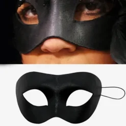 Maskeradmask för män Svart, Halloween Venetianska Maskeradmasker för Vuxna, Svart Mardi Gras Mask> Masker