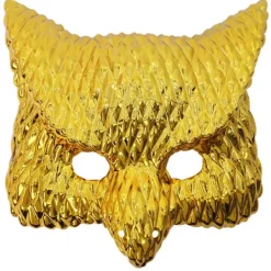 EURL Maskeradmask Guld Leopard/Lejon/Gris/Uggla Mask Party Mask Halloween Cosplay Mask Kvinnor Män Djurmask Balmask> Masker
