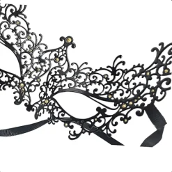 OCEAN Maskeradmask i metall laserskuren för kvinnor, venetiansk festmask><noscript><img width=