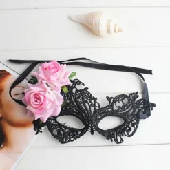 HEET Maskeradmask Kvinnors Venetianska Mask Vacker Elegant Lady Masque><noscript><img width=