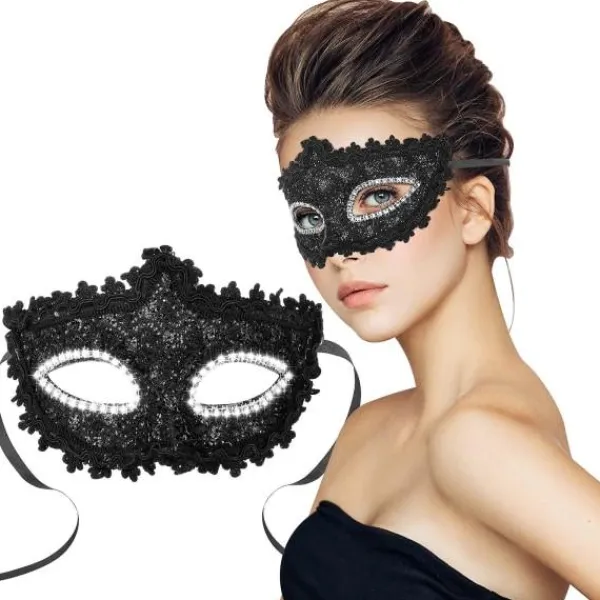 Maskeradmask Venetiansk mask Ansiktsmask Kvinnor Maskeradmasker för kvinnor Halloween, Maskerad, Kostymfestmasker> Masker