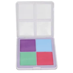 Matt Ljusäkta Vattenlöslig Ansikts- och Kroppsfärg 4 Färger Sminkpigment för Cosplay Högtid 40g><noscript><img width=