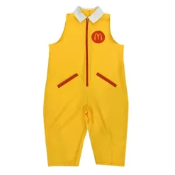 KOOLYOU McDonald Cosplay Kostym Ronald Maskeradfest Sutra Clown Karaktär Vuxen Halloweenfest Rolig Kostym Scenkläder Peruk M A3><noscript><img width=