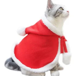 (Medium) Juldjurkläder för hund, katt julhelg kostym D> Dräkter