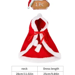 (Medium) Juldjurkläder för hund, katt julhelg kostym D><noscript><img width=