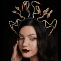 Medusa Ormhuvud Diadem Grekisk Gudinna Hårband Maskerad Huvudbonad Halloween Cosplay Karneval Party Tillbehör för Kvinnor Flickor> Huvudbonader
