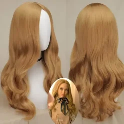 Megan Cosplay Peruk Kostym Peruker för kvinnor Flickor Halloween Party - 60cm><noscript><img width=