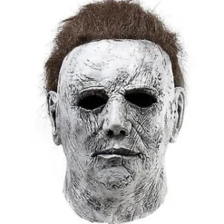 Michael Halloween Skräckmask Myers Helhuvudsmasker För Halloween Karneval Kostymfest Kostym Läskig Maskerad Latexmask( C)><noscript><img width=
