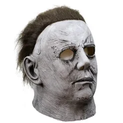 Michael Myers Halloween, skrämmande latexskräckmask för vuxna, perfekt för maskeradfester, påsk, halloween> Masker