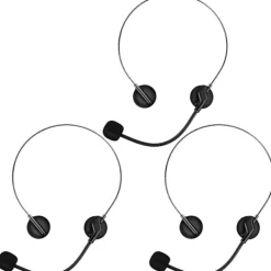 Mikrofon headset plast mikrofon rekvisita maskerad rekvisita - 3 stycken> Tillbehör