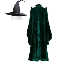 Minerva McGonagall Professor Kostym för Vuxen Harry Potter Cosplay[JSR] xl> Dräkter