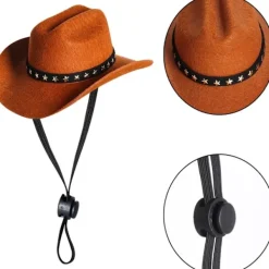 Mini Cowboyhatt för Katt och Hund><noscript><img width=