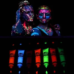 10ml Halloween Glow Pop In Dark Face Black Light Paint Uv Neon & Body Crayon Kit Fluorescent Makeup Marker Christmas G><noscript><img width=