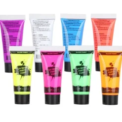 10ml Kroppsfärgset Svartljus Ansikts- och Kroppsfärg Smink Fluorescerande Kropps- och Ansiktsfärger> Smink