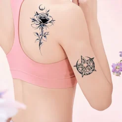 Mode Tecknad Tatuering Klistermärke Tillfällig Vattentät Falsk Tatuering Klistermärke><noscript><img width=