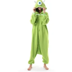 Monsters Inc Vuxen Onesie - Tecknad Figur Sovdräkt[JUN] S 145-158cm> Dräkter