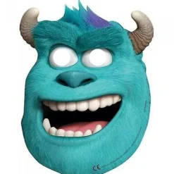 Monsters Inc Sulley Kartong Party Mask (6-pack)> Masker