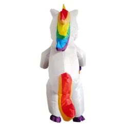 Mordely Creations Uppblåsbar Kostym Unicorn Full Body Unicorn Air Blow-up Deluxe Halloween kostym - vuxenstorlek><noscript><img width=
