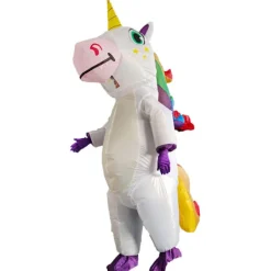 Mordely Creations Uppblåsbar Kostym Unicorn Full Body Unicorn Air Blow-up Deluxe Halloween kostym - vuxenstorlek><noscript><img width=