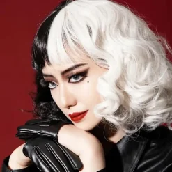 Mordely Cruella De Vil Cos Peruk> Peruker