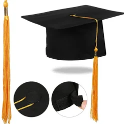 Mordely Graduation Hat Mortarboard Cap University Academic Hat 3><noscript><img width=