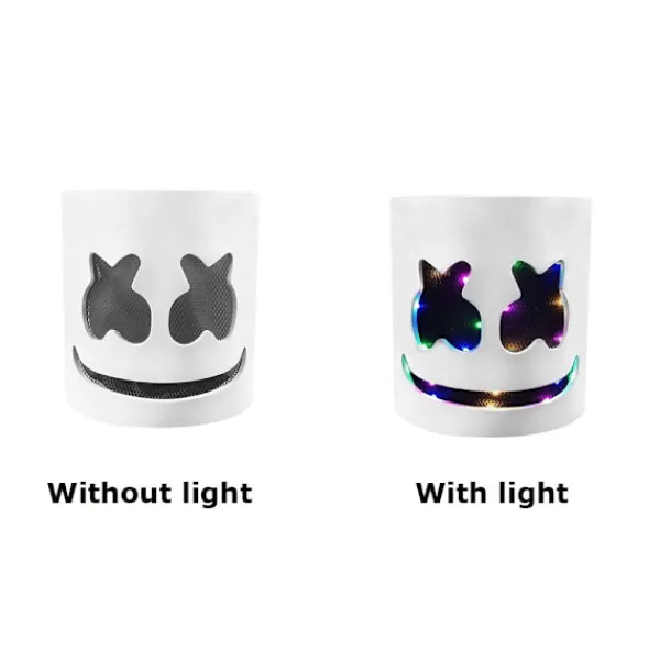 Mordely Marshmello DJ Mask Halloween Cosplay Mask> Masker