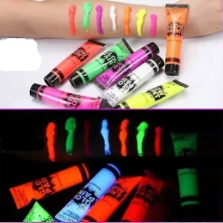 1morglow Glow-in-the-Dark Kropps- och Ansiktsmålning - Mode Halloween Makeup> Smink