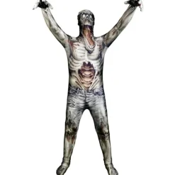 Morphsuit Monster Zombie Maskeraddräkt Halloween M> Dräkter