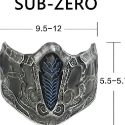 Mortal Kombat Mask Scorpion SubZero Mask Halloween Spel Cosplay Kostym Herr> Masker