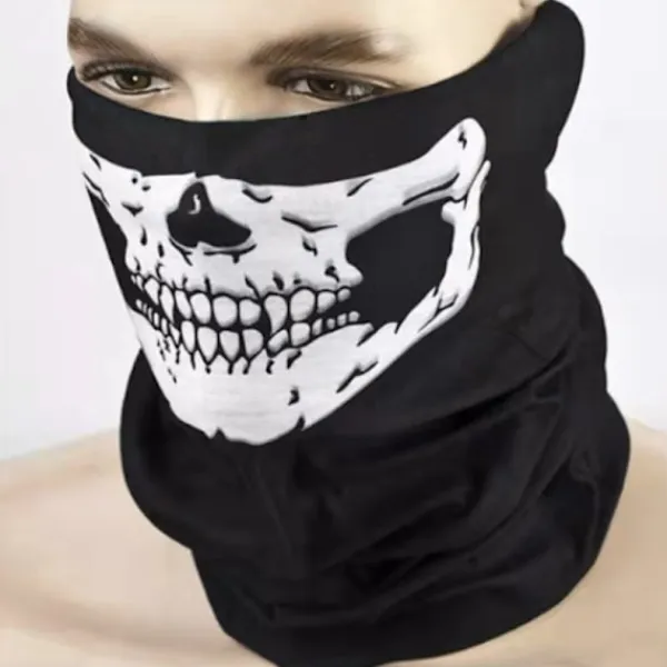 Motorcykelglasögon 2 st Multifunktionell Motorcykel Dödskalle Ansikte> Masker