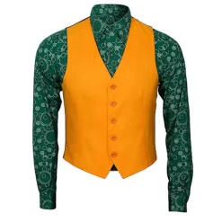 Movie Joker Cosplay Kostym För Män Och Barn Arthur Fleck Komplett Set Halloween Maskerad Karneval Kostym Utan peruk [GPA] S><noscript><img width=