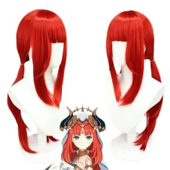 Mub- BAIGE Game Genshin Impact Nilou Cosplay Costume Nilou Genshin Impact Cosplay Costume one size> Peruker