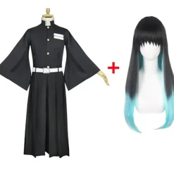 Muichiro Tokito Demon Slayer Kostymset - Kimetsu no Yaiba Uniform för Cosplay & Halloween[YDE] L> Dräkter