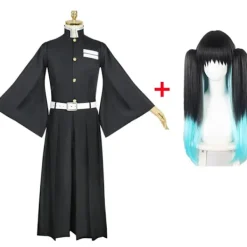 Muichiro Tokito Demon Slayer Kostymset - Kimetsu no Yaiba Uniform för Cosplay & Halloween[YDE] L><noscript><img width=