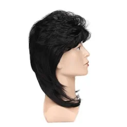 Mullet Peruk Halloween Cosplay Kostym Peruker för Maskerad><noscript><img width=