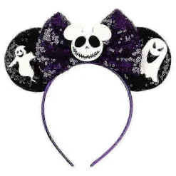 Musöron Hårband för Kvinnor och Flickor, Paljettrosett Glitter Hårband för Fester och Halloween> Dräkter