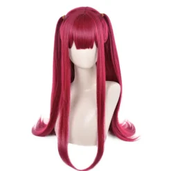 My Dress Up Darling Cosplay Anime Little Devil Cosplay Peruk Rose Röd Kvinnor Halloween Kostym Party Peruk> Peruker