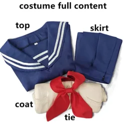 My Hero Academia Himiko Toga Cosplay Kostym JK Uniform Boku No Hero Academia Tröja Peruk Halloween Kostymer för Kvinnor [YD] S> Peruker