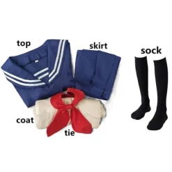 My Hero Academia Himiko Toga Cosplay Kostym JK Uniform Boku No Hero Academia Tröja Peruk Halloween Kostymer för Kvinnor [GKS] XL | Fyndiq> Dräkter