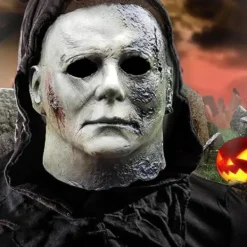 Myers Mask Halloween Mask, Horror Maskerad Cosplay Party Mask Michael Myers Kostym Horror Cosplay Mask> Masker