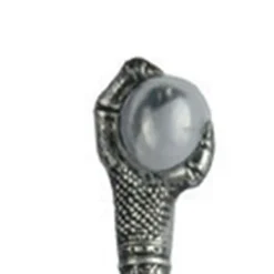 Mystisk Farao Tillbehör Forntida egyptisk stil Personal Scepter Kostym Tillbehör Rekvisita för Halloween Dress Up Fester Silver Claw><noscript><img width=
