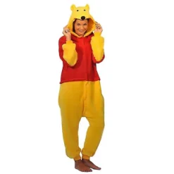 Nalle Puh Karaktärer Unisex Onesie Maskeraddräkt Huvtröjor Pyjamas M(160CM-170CM) M(160CM-170CM)> Dräkter