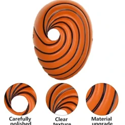 Naruto blast Xiaobo mask cosplay kostym gul s s><noscript><img width=