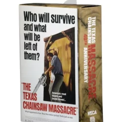 NECA Motorsågsmassakern Leatherface 40-årsjubileumsutgåva Dockmodell-FA-> Peruker