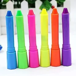 Neon Glow In The Dark Ansiktsfärgkritor, UV-kropp Svart Ljus Glöd Makeup Sticks Markörer För Mardi Gras Halloween maskerader><noscript><img width=