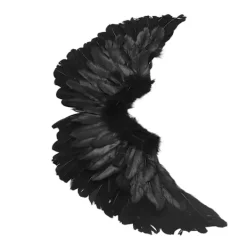 Ängelvingar Kostym Konst Scen Halloween Cosplay Vingar Halo Pannband Set för Barn Vuxna Mellan><noscript><img width=