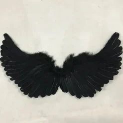 Änglavingar fjädervingar med elastiska remmar Justerbara Halloween-kostymvingar one size><noscript><img width=